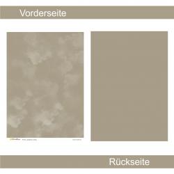 Pastellbraun wolkig - Designpapier